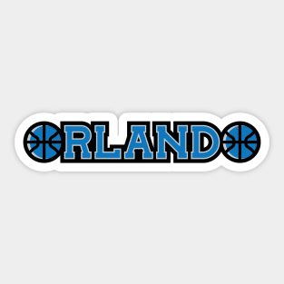 Orlando basketball city Sticker